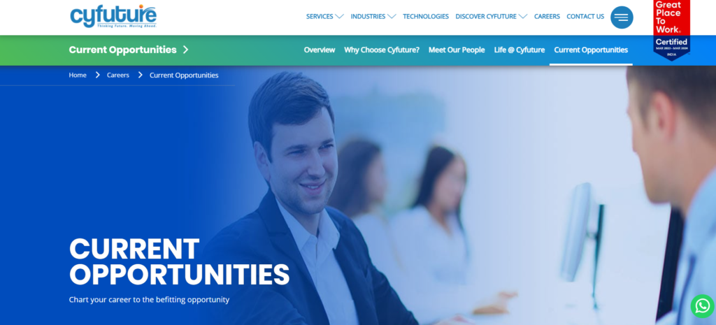 Cyfuture Walkin Interview Freshers |0 – 1 years |Apply Now