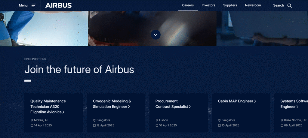 Airbus Hiring Now – HR Intern & Accounts Specialist Jobs for 0-5 Years in Bengaluru & Other Cities