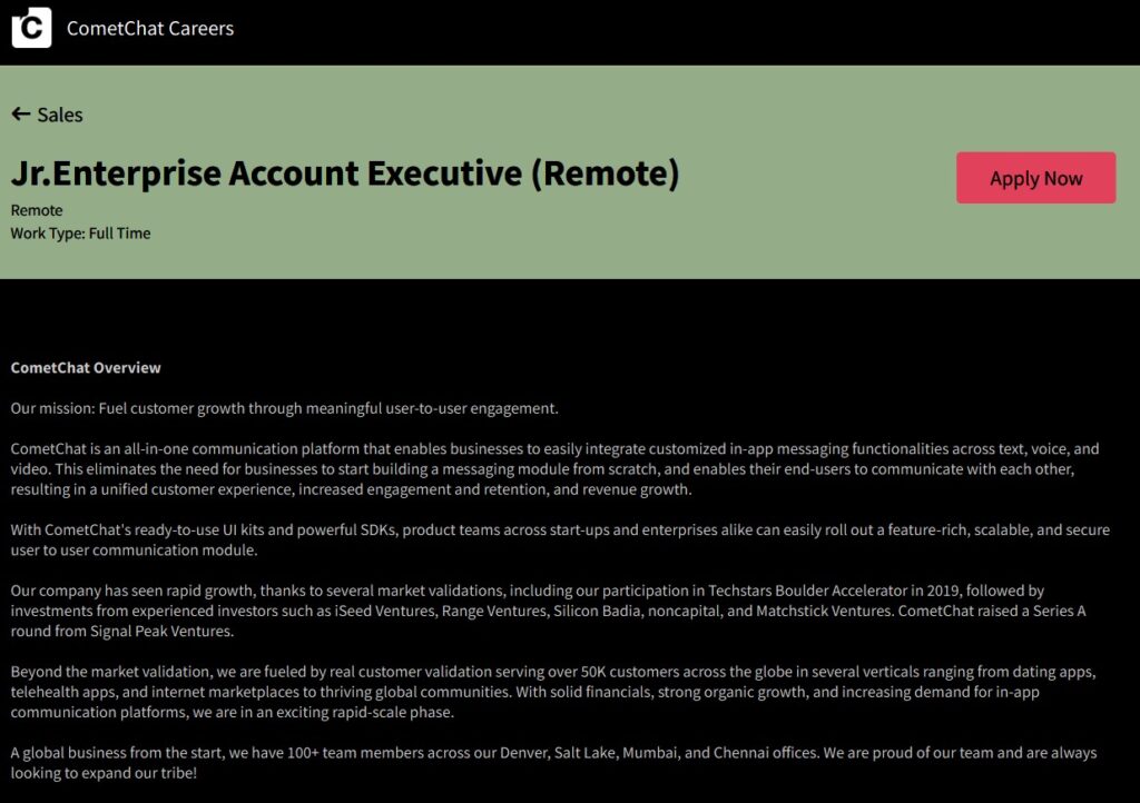 Jr.Enterprise Account Executive (Remote)