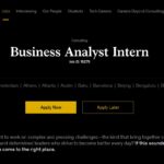 Business Analyst Intern Associate Intern